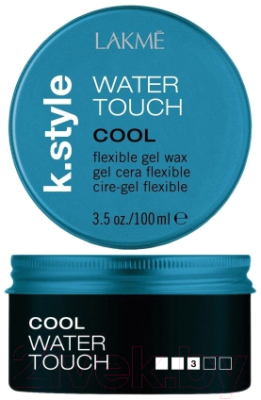 Гель для укладки волос Lakme K.Style Cool Water-Touch Flexible Gel Wax эластичной фиксации (100мл)