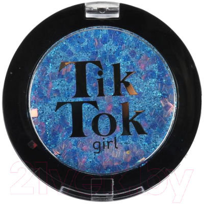Тени для век TikTok Girl ES61567TTG (голубые/блестки)