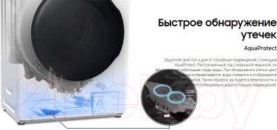 Стирально-сушильная машина Samsung WD80A6L48BE/LP