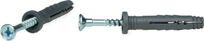 Дюбель-гвоздь ЕКТ Цилиндр 8x45 / B009298 (30шт, полипропилен) - 