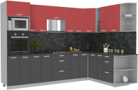 

Готовая кухня Интерлиния, Мила Лайт 1.88x3.0 правая