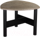 Журнальный столик Мебелик Саут 3Д (черный/палисандр натуральный) - 