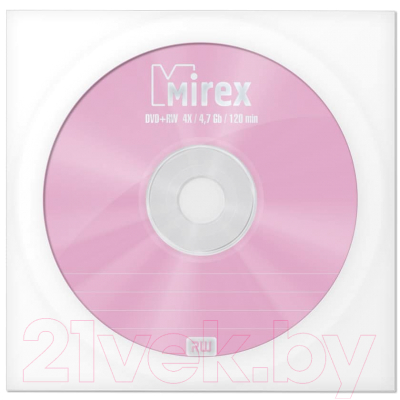 Диск DVD+RW Mirex 4.7Gb / UL130022A4С