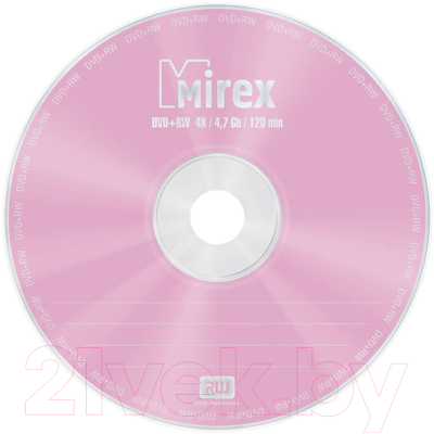 Диск DVD+RW Mirex 4.7Gb / UL130022A4С