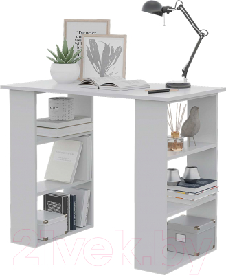 Письменный стол Горизонт Мебель Asti 2 (белый)