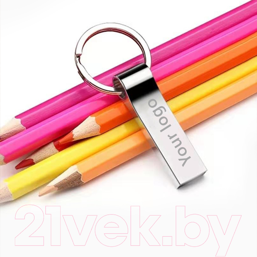USB flash накопитель No Brand Ring Rail 16Gb / 3020.09 (серебристый) — фото 3