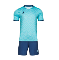 Футбольная форма Kelme Short-Sleeved Football Suit / 8151ZB1006-405 (L, голубой) - 