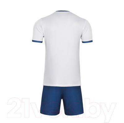 Футбольная форма Kelme Short-Sleeved Football Suit / 8151ZB1006-100 (L, белый)