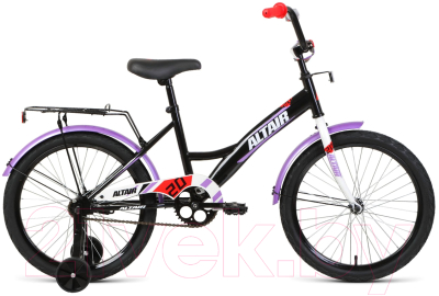 Детский велосипед Altair Altair Kids 20 / IBK22AL20039 (черный/белый)