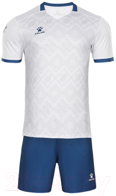 Футбольная форма Kelme Short-Sleeved Football Suit / 8151ZB1006-100 (M, белый)