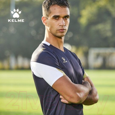 Футбольная форма Kelme Short-Sleeved Football Suit / 8151ZB1004-240 (L, серый)