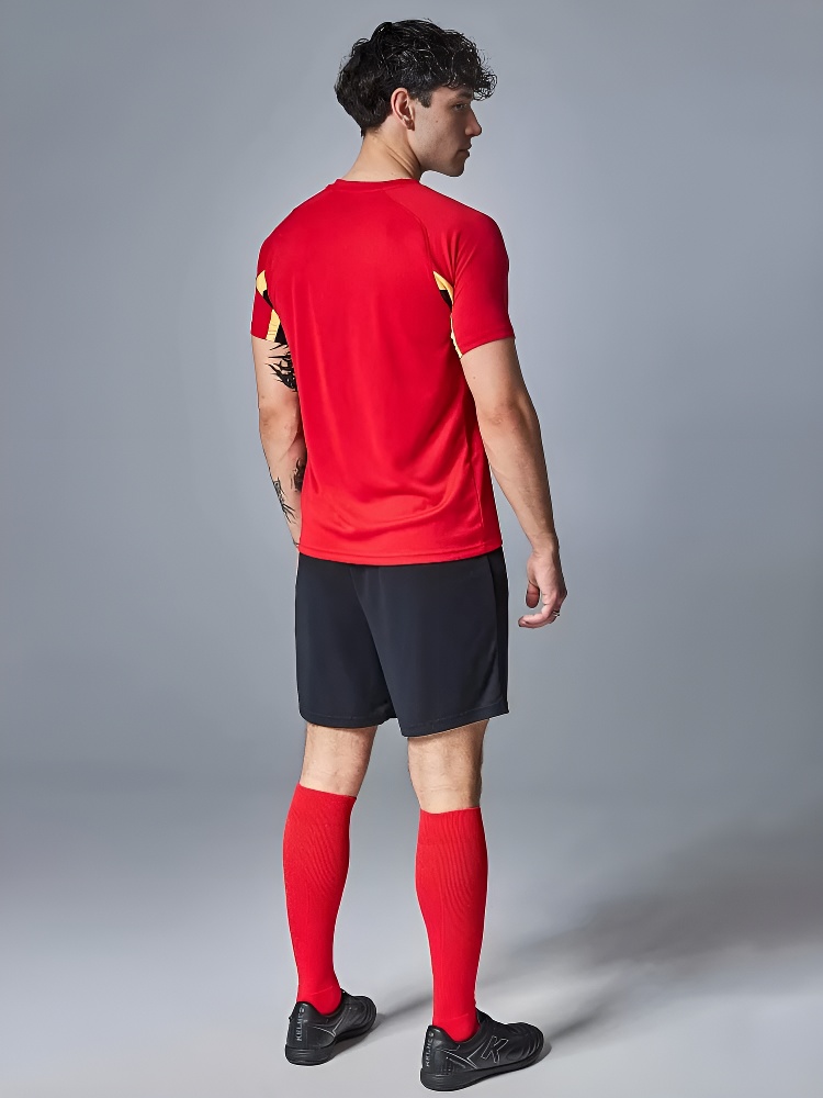 Футбольная форма Kelme Short-Sleeved Football Suit / 8251ZB1002-600 (3XL, красный) — фото 3