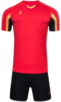 Футбольная форма Kelme Short-Sleeved Football Suit / 8251ZB1002-600 (3XL, красный) - 