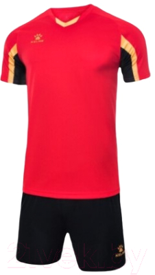 Футбольная форма Kelme Short-Sleeved Football Suit / 8251ZB1002-600 (3XL, красный)