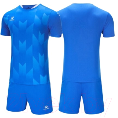 Футбольная форма Kelme Short-Sleeved Football Suit / 8251ZB1003-481 (XS, синий)