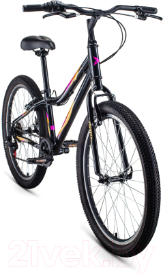 Велосипед Forward Iris 24 RBK22FW24729 (темно-серый/розовый)