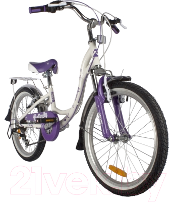 Детский велосипед Novatrack Butterfly 0SH6V.BUTTERFLY.VL22