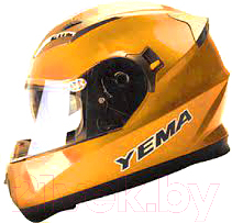 Мотошлем Yema YM-829 (M, оранжевый, затемненный визор)