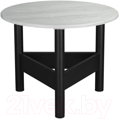 Журнальный столик Мебелик Саут 9Д (черный/дуб дымчатый)