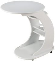 Приставной столик Мебелик Люкс (молочный дуб) - 
