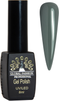Гель-лак для ногтей Global Fashion Black Elite C10 - 