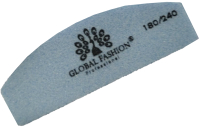 Баф для ногтей Global Fashion 180/240 (синий) - 