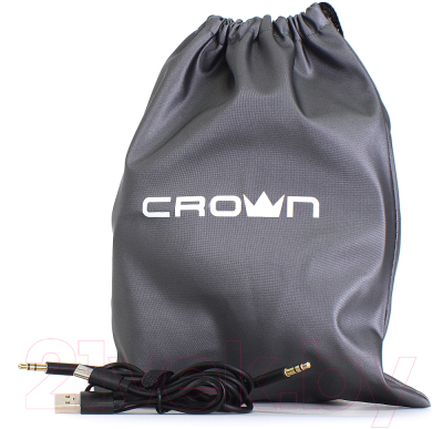 Беспроводные наушники Crown CMBH-5050 (серебристый)