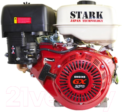 Двигатель бензиновый StaRK GX270 SN 9лс (шлицы 25мм, 80x80мм)