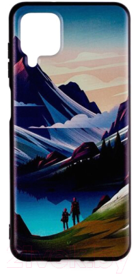 Чехол-накладка Case Print для Galaxy A12 (гора)