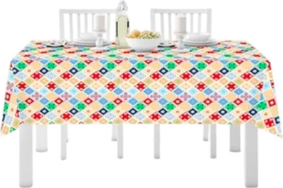 Комплект столового белья Мари Санна Мозаика и клетка + 6 салфеток / 7895-2+9567-1 (150x180) - 