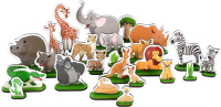 Набор фигурок игровых Leader Toys Животные Африки / МТ60220 - 