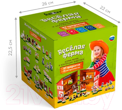 Развивающая игра Leader Toys Ферма с домашними животными / МТ76319