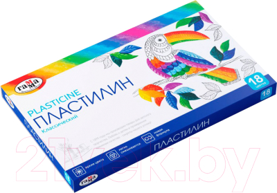 Пластилин ГАММА Классический / 281035 (18цв)