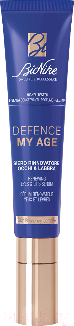 Сыворотка для век BioNike Defence My Age Renewing Eyes & Lips Serum