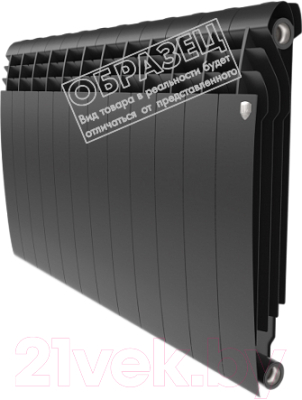 Радиатор биметаллический Royal Thermo Biliner 500 Noir Sable (15 секций)