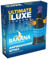 Презервативы LUXE Black Ultimate Африканский Круиз Банан / 4715lux - 