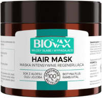 Маска для волос L'Biotica Biovax Ослабленные и склонные к выпадению Восстанавливающая (250мл) - 