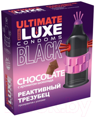 Презервативы LUXE Black Ultimate Реактивный Трезубец Шоколад / 4746lux