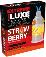 Презервативы LUXE Extreme Медвежий Капкан Клубника / 5217lux - 