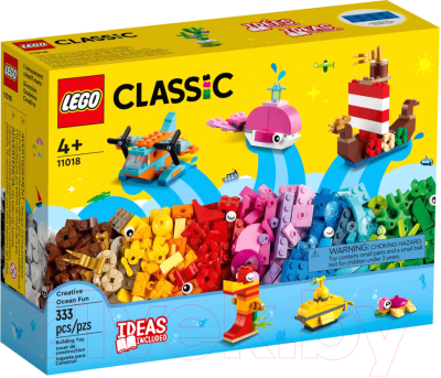 Конструктор Lego Classic Творческое веселье в океане 11018