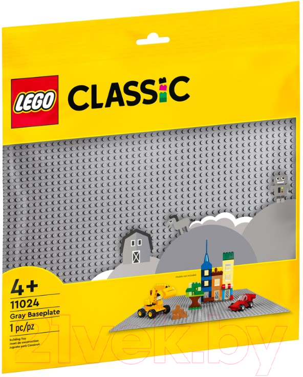 Элемент конструктора Lego Classic Серая базовая пластина 11024