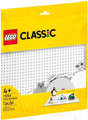 Элемент конструктора Lego Classic Белая базовая пластина 11026