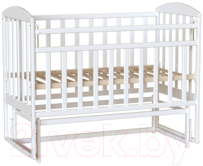 Детская кроватка ФА-Мебель Милена 2 (белый)