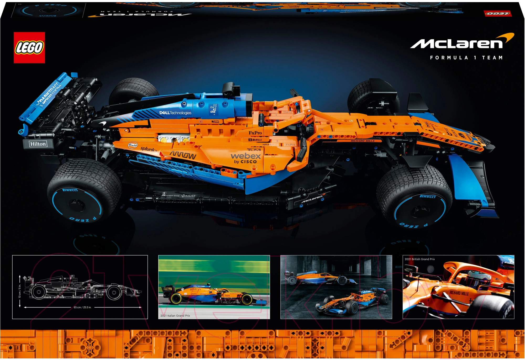 Конструктор Lego Technic Гоночный автомобиль McLaren Formula 1 / 42141