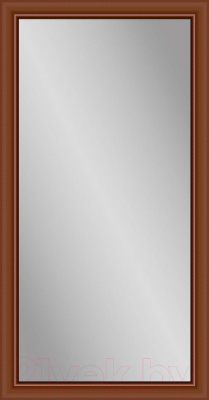 Зеркало Декарт Настенное в раме 8Л0568 (70x140см, коричневый орех)