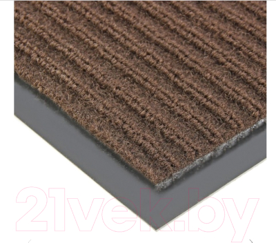 Коврик грязезащитный Kovroff Стандарт ребристый 60x90 / 20303 (коричневый)