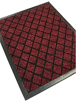 Коврик грязезащитный Kovroff Галант ребристый 40x60 / 50105 (красный) - 