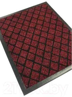 Коврик грязезащитный Kovroff Галант ребристый 40x60 / 50105 (красный)