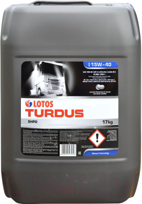 

Моторное масло Lotos, Turdus SHPD SAE 15W40
