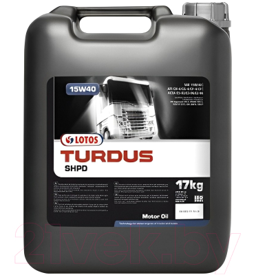 Моторное масло Lotos Turdus SHPD SAE 15W40 (20л)